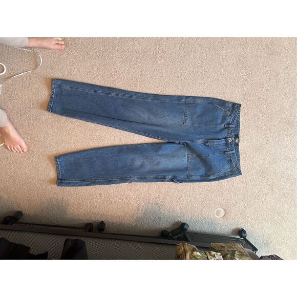 Monkey Ride Original Utility Barrel Mom Vintage Jeans 9 NWOT - Picture 8 of 11